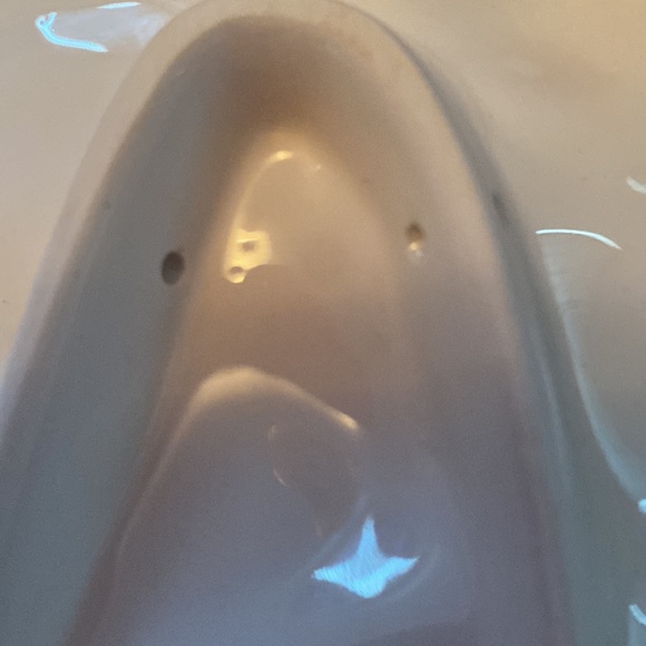 Fitz and Floyd Snow Circles Christmas Canapé Plate with Snowman original box - Picture 5 of 6